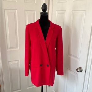 Mural Hot Pink Double Breasted Blazer